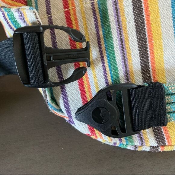 KAVU Interwoven Prism Stripe Rope Sling Bag - Picture 14 of 16